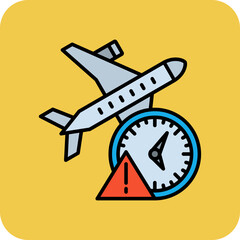 Flight delay Icon