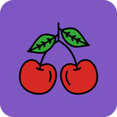 Cherries Icon