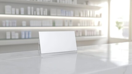 Empty Sign Holder with Natural Light Display