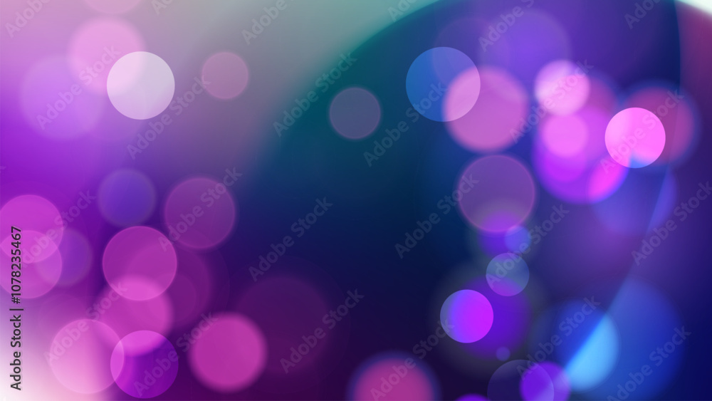 Poster bokeh lights. abstract blurred background. vibrant blur light effect. vector illustration.