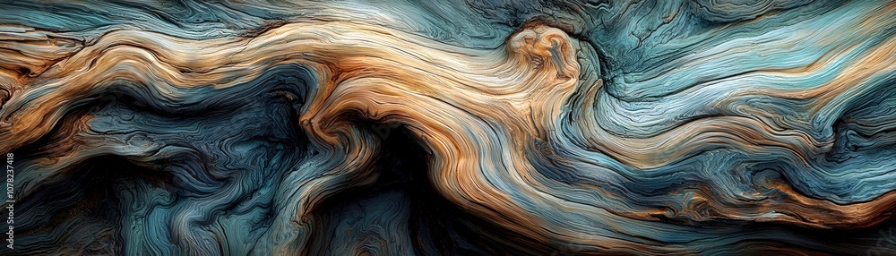 Poster abstract swirls of earthy tones with fluid movement and soft gradients captured in a textured backgr