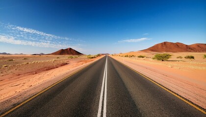 road to the desert