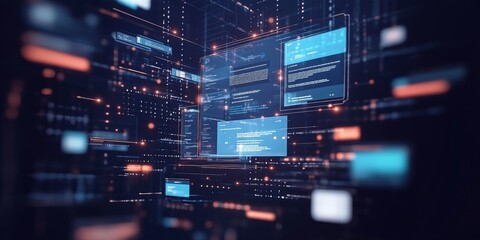 Imagine a website where parts of the page move around like puzzle pieces.  You're designing a website and you can see it on the screen as you work.