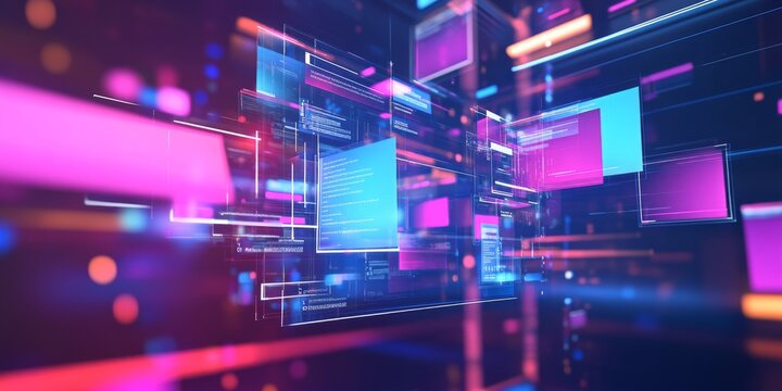 Imagine a website where parts of the page move around like puzzle pieces.  You're designing a website and you can see it on the screen as you work.