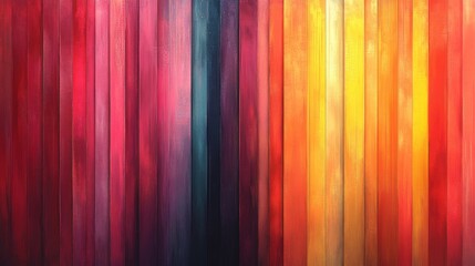 Abstract colorful wooden panels, vibrant gradient
