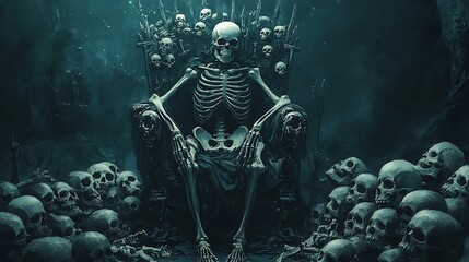 Fototapeta premium The Bone Throne