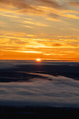 Sunset Hafjell Norway