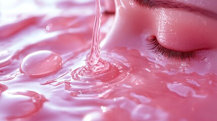 cosmetics liquid dropper with skin care concept 3d rendering