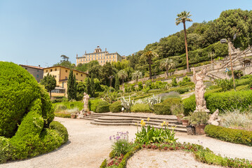 Historic Garden Garzoni in Collodi, in the municipality of Pescia, province of Pistoia, Tuscany, Italy.