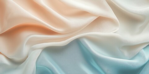 Ivory and soft blue gradient background for a classic look.