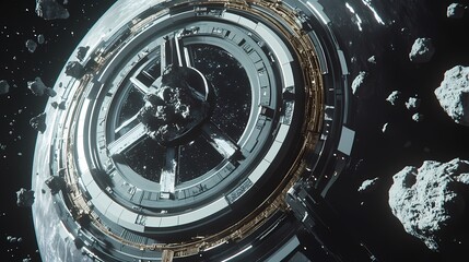 science and technology universe starry sky nebula illustration poster background