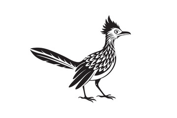 Greater Roadrunner  silhouette  vector bundle illustration, Greater Roadrunner  silhouette 
