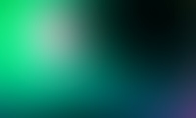 Abstract blurred background image of green, blue colors gradient used as an illustration. Designing posters or advertisements.