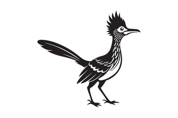 Greater Roadrunner  silhouette  vector bundle illustration, Greater Roadrunner  silhouette 