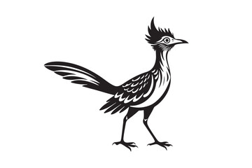 Greater Roadrunner  silhouette  vector bundle illustration, Greater Roadrunner  silhouette 