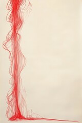 Naklejka premium Minimalist Abstract Poster with Boho Japandi Nordic Vibes and Organic Flowing Patterns