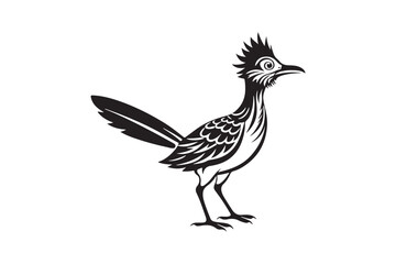 Greater Roadrunner  silhouette  vector bundle illustration, Greater Roadrunner  silhouette 