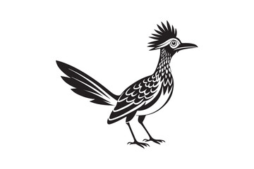 Greater Roadrunner  silhouette  vector bundle illustration, Greater Roadrunner  silhouette 