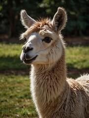 Naklejka premium a llama