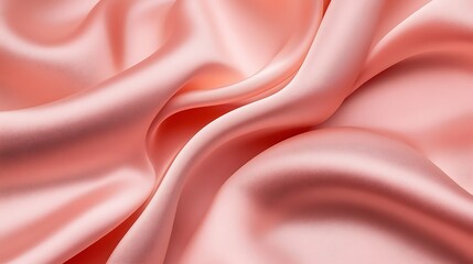 Light coral background with a smooth, brushed satin texture