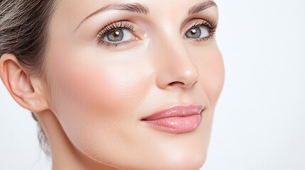 Fototapeta premium Discover how a radiant complexion enhances your natural beauty and boosts confidence