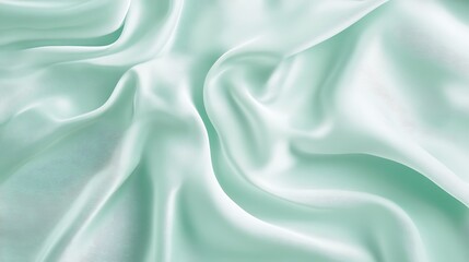 Obraz premium Texture of pastel mint green background with a fabric-like feel