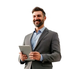 businessman with laptop