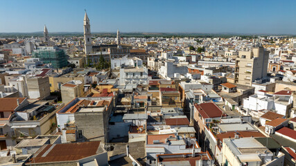 Fototapeta premium Skyline of Andria, in Puglia, Italia.