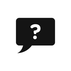 Doubts button icon Flat simple outline set