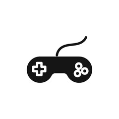 Gamepad icon Flat simple outline set