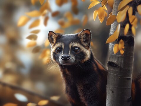 Civet, Paradoxurus, Small Nocturnal Mammal