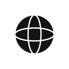 Internet icon Flat simple outline set