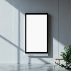 Modern Messaging: Minimalist Digital Advertising Display