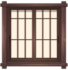 old wooden window
