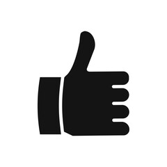 Thumb icon Flat simple outline set