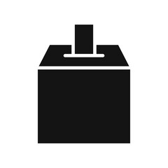 Voting icon Flat simple outline set