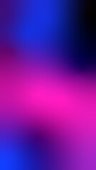 Neon Light Gradient Background. Modern blurred night vertical backdrop. 1920x1080 ratio social media template.