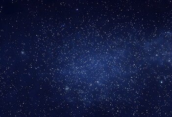 Fototapeta premium Dark Blue Background with Scattered Stars – Celestial and Serene Holiday or Winter Night Sky Design