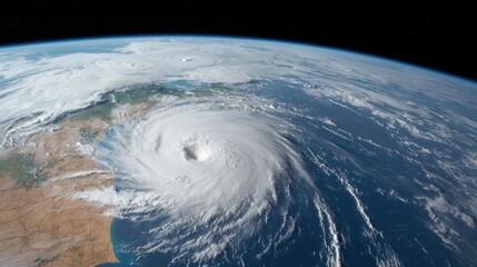 Illustrative satellite image , highlighting isolated storm clouds and cold air mass over Spain, perfect for educational use on meteorology