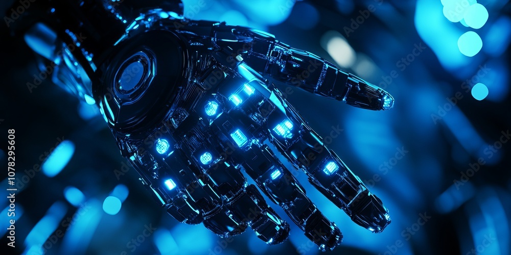 Aufkleber robots interacting with humans, ai shaping our future technology. this includes digital software, th