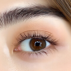 Naklejka premium Elegant High-Fashion Beauty Portraits with Radiant Skin, Glamorous Makeup, and Luxurious Skincare Glow.