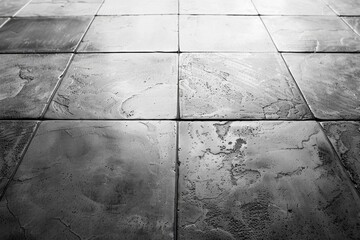 Concrete Floor Tiles. A Modern Background with Gray Concrete Flooring Textures