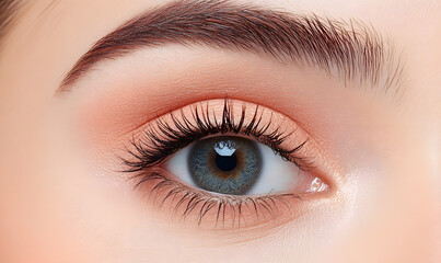 Obraz premium Elegant High-Fashion Beauty Portraits with Radiant Skin, Glamorous Makeup, and Luxurious Skincare Glow.