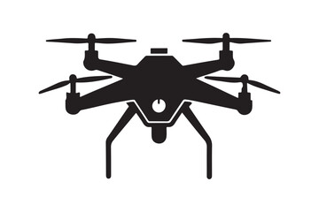 Drone silhouette  vector bundle illustration, Drone silhouette