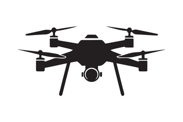 Drone silhouette  vector bundle illustration, Drone silhouette