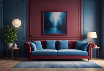 Photo modern style interior room 3d illustration