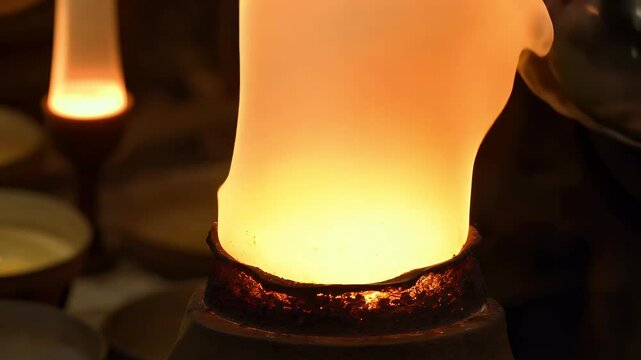 vessel artistic craftsmanship driven visual perfect traditional glasswork creative workshops glasses crystal smith art orange glassware technique workshop industry molded heat blown studio to