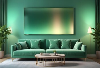 Photo modern style interior room 3d illustration