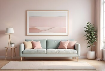 Photo modern style interior room 3d illustration
