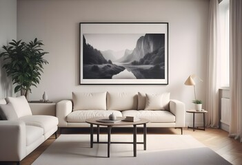 Photo modern style interior room 3d illustration